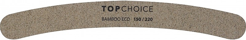 Nagelfeile aus Bambus gebogen 150/220 78262 - Top Choice — Bild N1