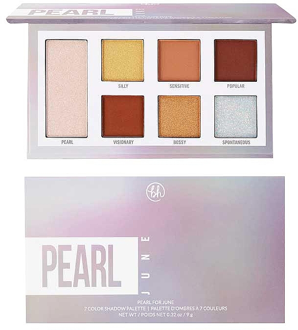 Lidschatten-Palette Perlmutt - BH Cosmetics Pearl June Eyeshadow Palette — Bild N1