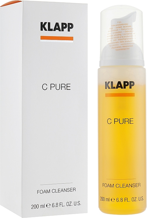 Gesichtsreinigungsschaum mit Vitamin C - Klapp C Pure Foam Cleanser — Bild N1
