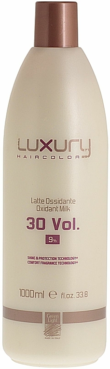 Milchiges Oxidationsmittel - Green Light Luxury Haircolor Oxidant Milk 9% 30 vol.