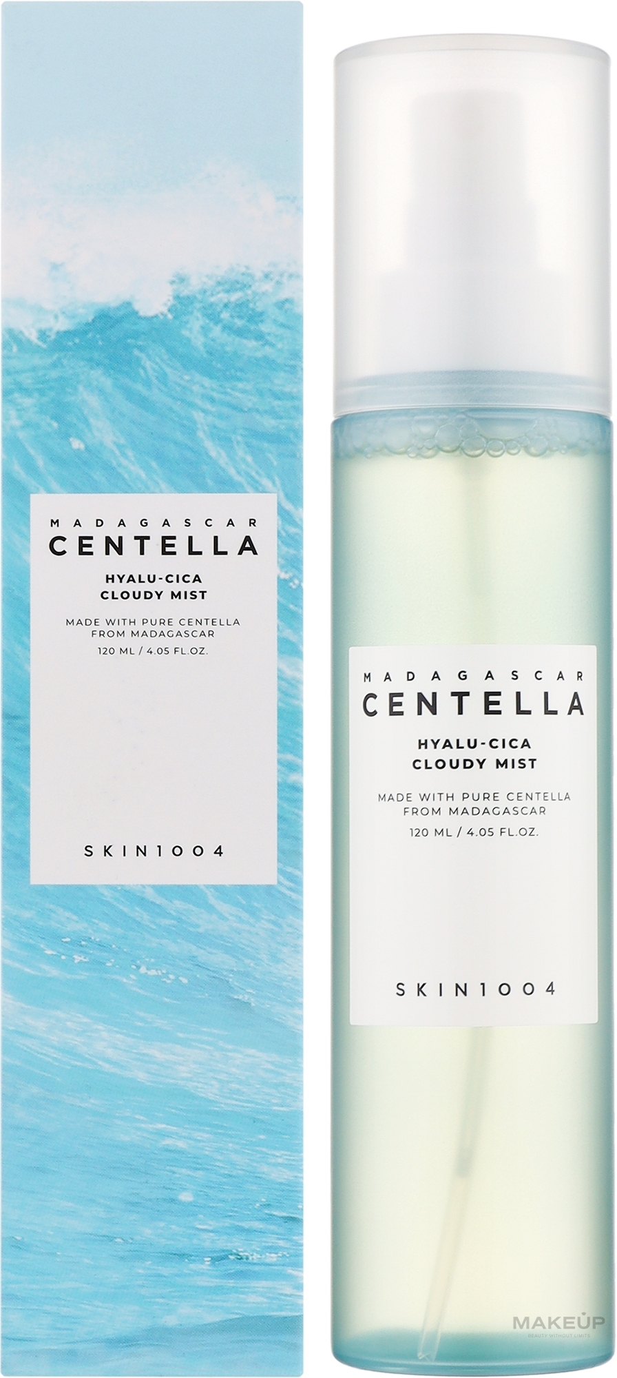 Sprühnebel für das Gesicht mit Centella und Hyaluronsäure - SKIN1004 Madagascar Centella Hyalu-Cica Cloudy Mist — Bild 120 ml