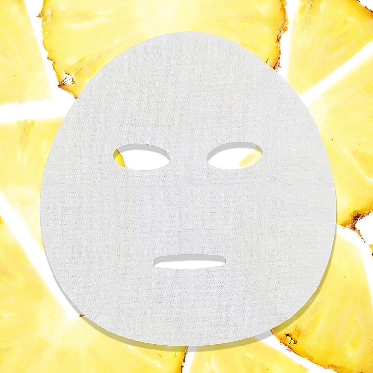 Feuchtigkeitsspendende Tuchmaske für das Gesicht mit Vitamin C und Ananasextrakt - Garnier Skin Naturals — Bild N3