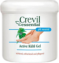 Düfte, Parfümerie und Kosmetik Fußgel gegen Müdigkeit mit Menthol - Crevil Essentials Foot Active Cooling Gel
