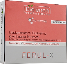 Düfte, Parfümerie und Kosmetik Anti-Aging aufhellende Gesichtspflege mit Ferulasäure und Vitaminen C & E - Bielenda Professional Ferul-X