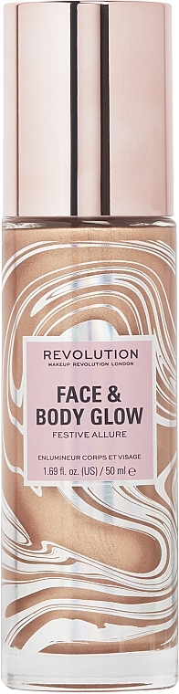 Highlighter für Gesicht und Körper - Makeup Revolution Festive Allure Face & Body Glow — Bild N2