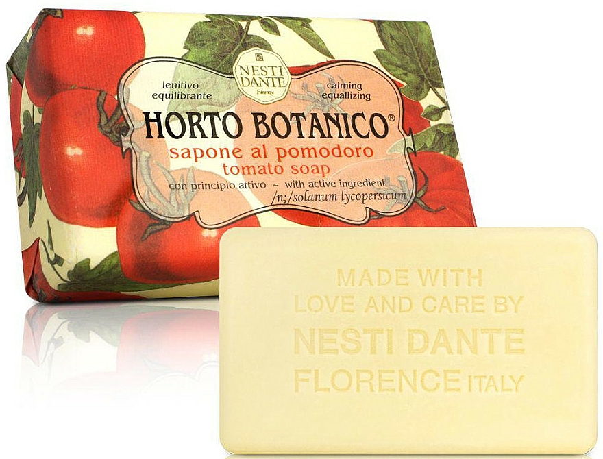 Naturseife Tomato - Nesti Dante Soothing & Balancing Soap Horto Botanico Collection — Bild N1