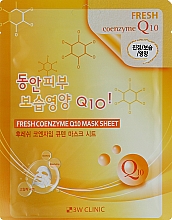 Tissue-Gesichtsmaske mit Coenzym Q10 - 3W Clinic Fresh Coenzyme Q10 Mask Sheet — Bild N3