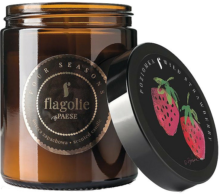 Duftkerze im Glas Erdbeere - Flagolie Fragranced Candle Strawberrie — Bild N1