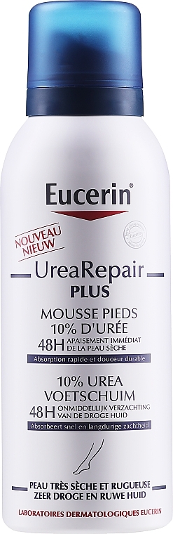 Schaum für sehr trockene Füße - Eucerin UreaRepair Plus Foot Foam 10% — Bild N1