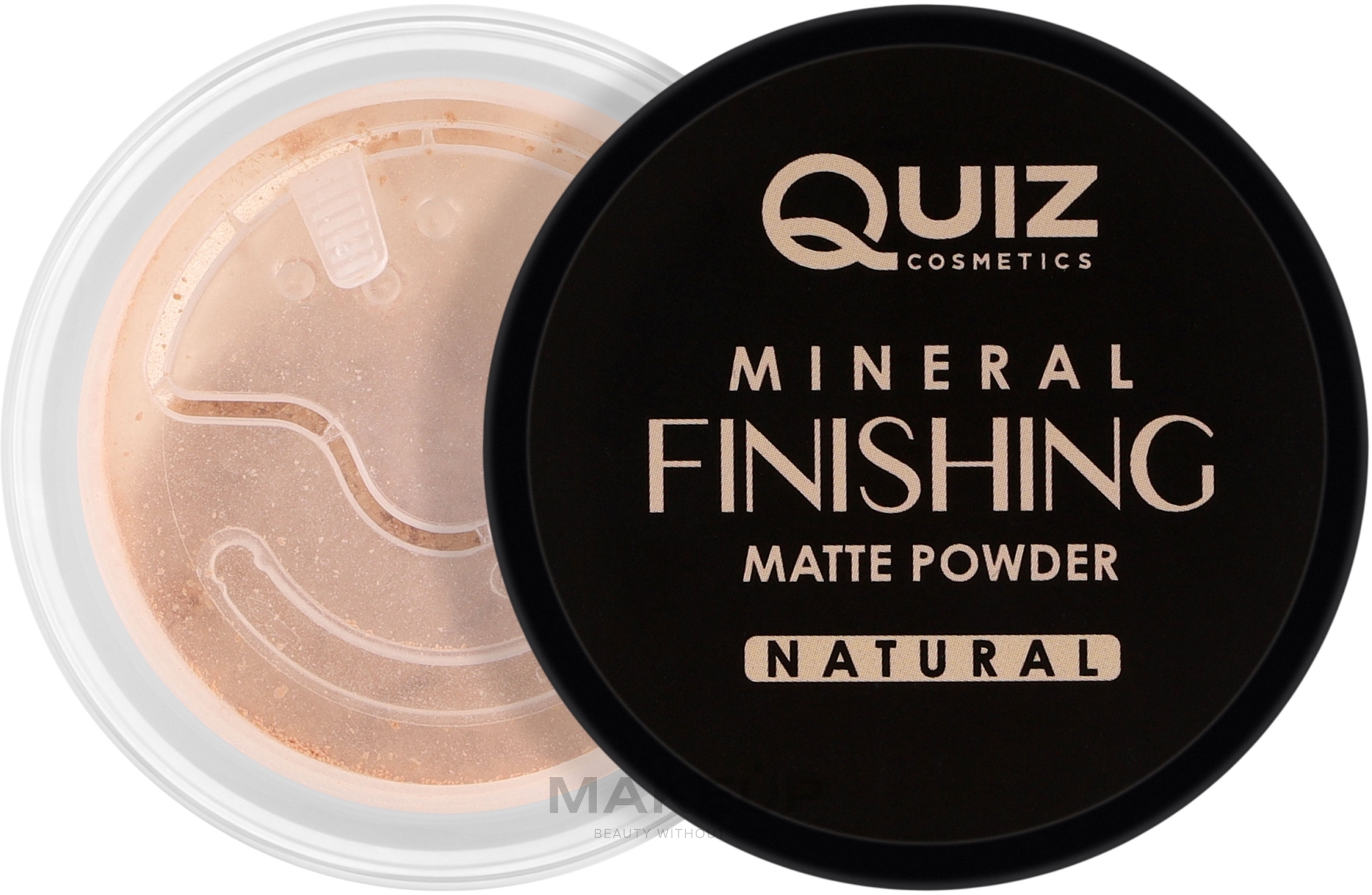 Mineralischer Gesichtspuder - Quiz Cosmetics Mineral Finishing Matte Powder — Bild 01 - Natural