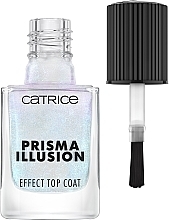 Überlack für Nägel mit Prismeneffekt  - Catrice Prisma Illusion Effect Galactic Dust Top Coat  — Bild N1