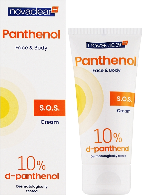 After Sun Creme für Gesicht und Körper mit 10% D-Panthenol - Novaclear Panthenol S.O.S Face Body Cream After Sunbath — Bild N2