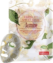 Düfte, Parfümerie und Kosmetik Feuchtigkeitsspendende Tuchmaske mit Jasminextrakt für das Gesicht - NOHJ Skin Maman Herbs Fit Sheet Mask Jasmine