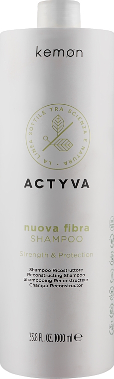 Shampoo für geschwächtes und strapaziertes Haar - Kemon Actyva Nuova Fibra Shampoo — Bild N3