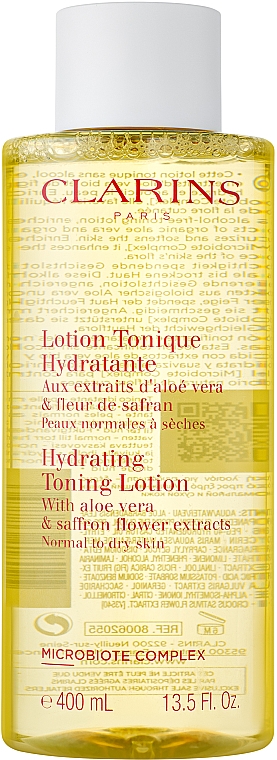 Tonisierende und feuchtigkeitsspendende Gesichtslotion mit Aloe Vera- und Safranblütenextrakt - Clarins Hydrating Toning Lotion — Bild N5