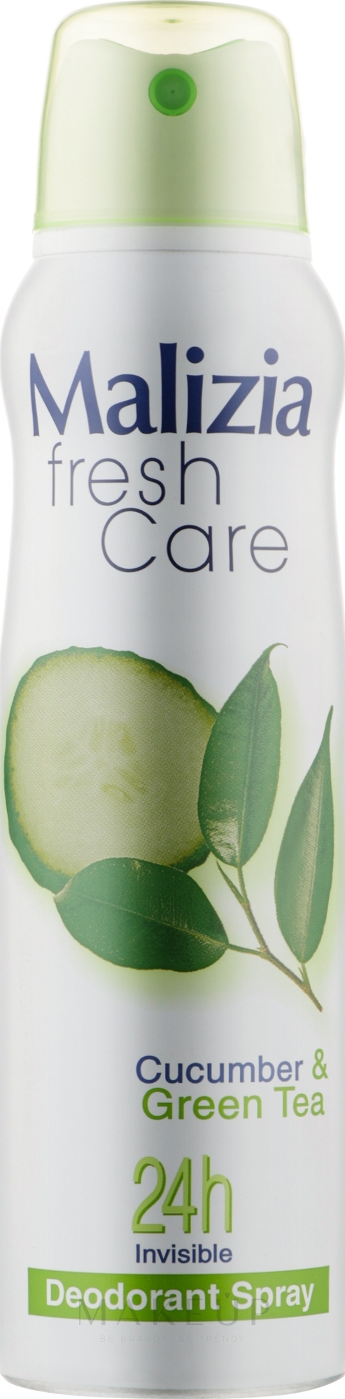 Deospray Antitranspirant mit Gurke und grünem Tee - Malizia Frash Care Deodorant Spray Cucumber & Green Tea — Bild 150 ml