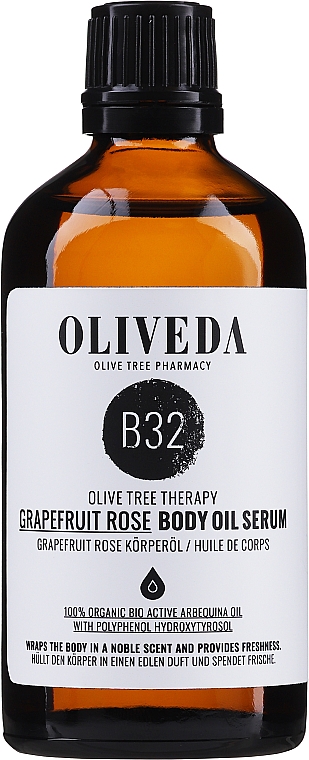 Körperöl Grapefruit und Rose - Oliveda B32 Grapefruit Rose — Bild N1