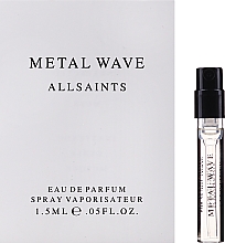 GESCHENK! Allsaints Metal Wave - Eau de Parfum (Probe) — Bild N1