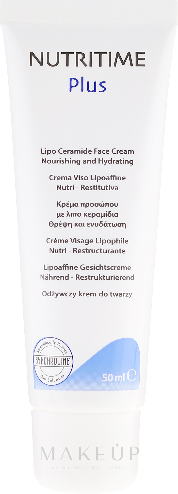 Feuchtigkeitsspendende Gesichtscreme - Synchroline Nutritime Face Cream — Bild 50 ml