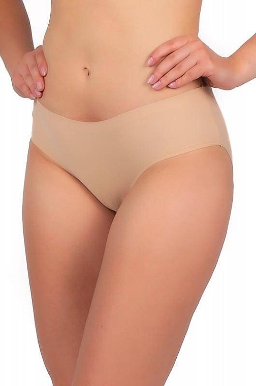 Nahtloses Tanga-Höschen beige - Moraj — Bild N2