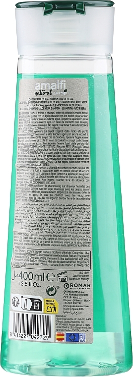 Feuchtigkeitsspendendes Haarshampoo mit Aloe Vera - Amalfi Aloe Vera Shampoo — Bild N2