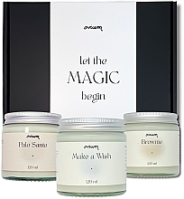 Düfte, Parfümerie und Kosmetik Kerzen-Set - Ovium Let The Magic Begin (Duftkerze 3x120ml)