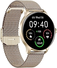 Smartwatch golden - Garett Smartwatch Classy  — Bild N4