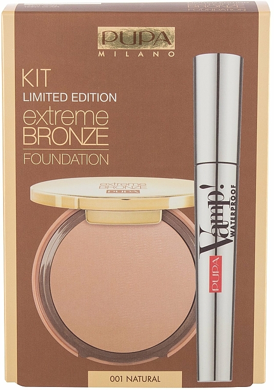 Set - Pupa Extreme Bronze Kit (found/8.5g + mascara/4ml)  — Bild N1