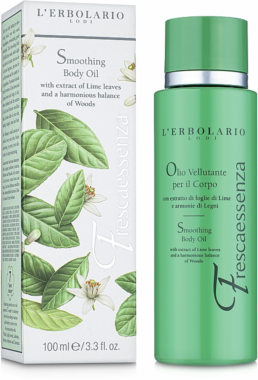 Pflegendes Körperöl mit Limettenduft - L'erbolario Frescaessenza Body Oil — Bild N1