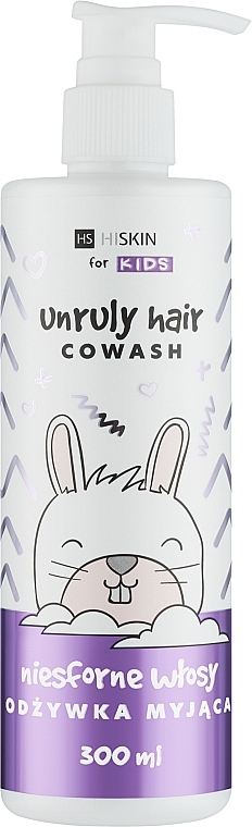 Reinigungsconditioner + Shampoo für widerspenstiges Haar - HiSkin Kids Unruly Hair Cowash  — Bild N1