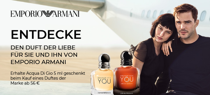 Sonderaktion von Giorgio Armani 