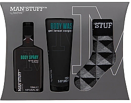 Düfte, Parfümerie und Kosmetik Körperpflegeset - Man'Stuff Sock Gift Set 