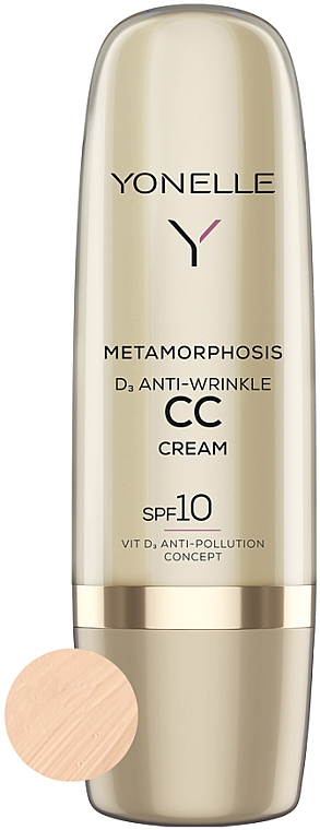 Anti-Falten CC Creme mit Vitamin D SPF 10 - Yonelle Metamorphosis D3 Anti Wrinkle CC Cream SPF10 — Bild N1