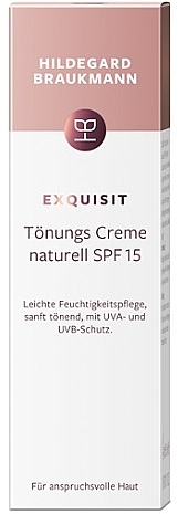 Tagescreme mit natürlichem Farbton LSF 15 - Hildegard Braukmann Exquisit Natural Tint Day Cream SPF 15 — Bild N1