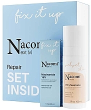 Düfte, Parfümerie und Kosmetik Set - Nacomi Restorative Facial Care (Serum/30ml + toner/100ml)