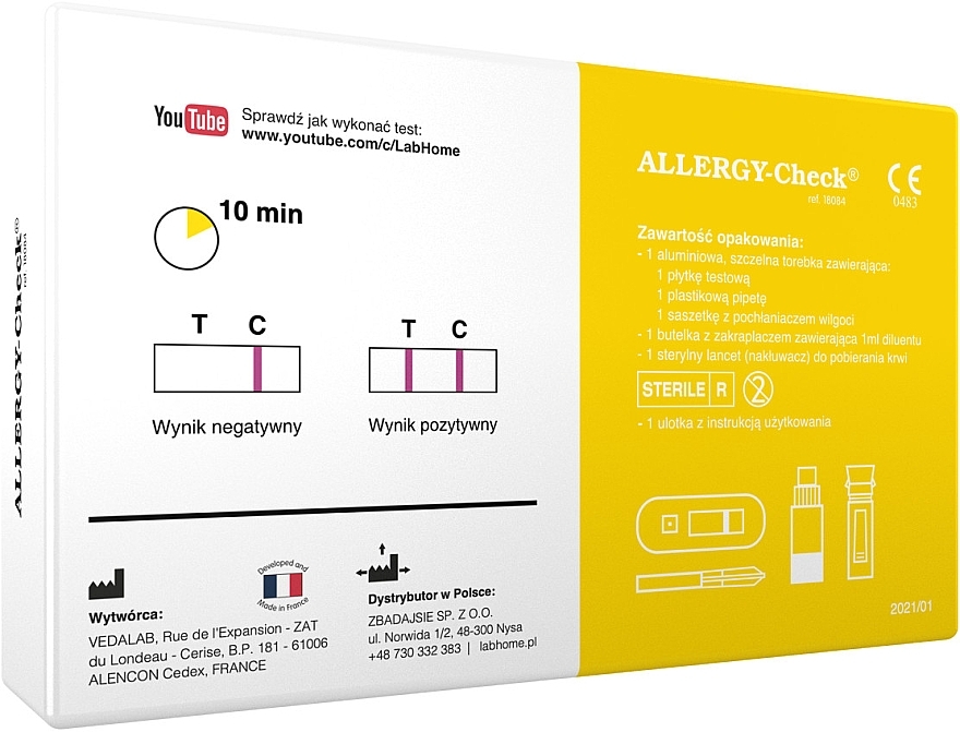 Allergie-Diagnosetest - Lab.Home Allergy-Check — Bild N2