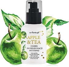 Düfte, Parfümerie und Kosmetik Öl für die Intimpflege - E-Fiore Apple & Tea