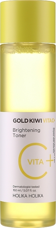 Aufhellender Toner - Holika Holika Gold Kiwi Vita C+ Brightening Toner — Bild N1