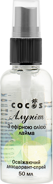 Deospray Alunit mit ätherischem Limettenöl - Cocos — Bild N1