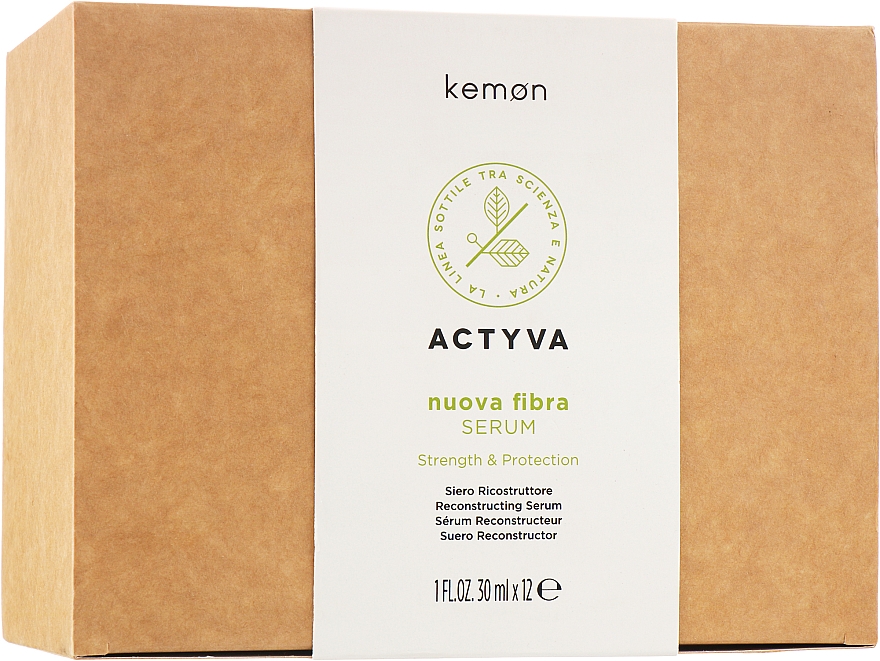 Aufbauendes Serum für geschädigtes Haar - Kemon Actyva Nuova Fiber Serum — Bild N1