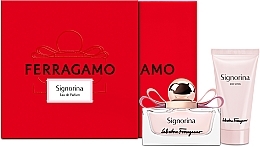 Düfte, Parfümerie und Kosmetik Salvatore Ferragamo Signorina EDP Holiday Gift Set - Duftset (Eau de Parfum 50ml + Körperlotion 50ml) 