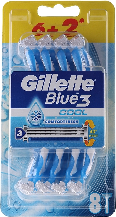 Einwegrasierer 8 St. - Gillette Blue 3 Cool — Bild N2