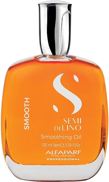 Glättendes Öl für widerspenstiges Haar - Alfaparf Semi di Lino Smooth Oil — Bild N1