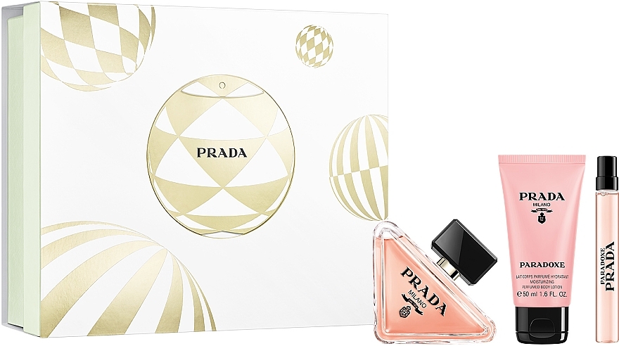 Prada Paradoxe - Zestaw (Eau de Parfum/90ml + Körperlotion/50ml + Eau de Parfum Mini/10ml) — Bild N1