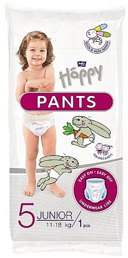 Babywindeln-Höschen Junior 11-18 kg Größe 5 1 St. - Bella Baby Happy Pants  — Bild N1