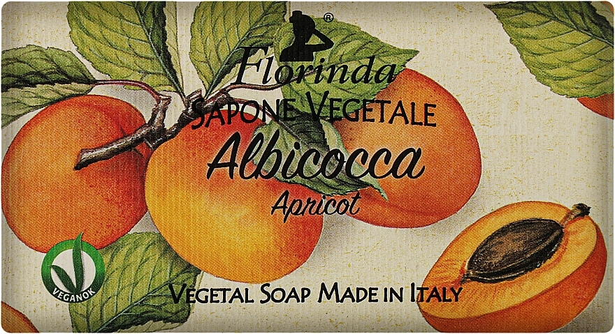 Naturseife Aprikose - Florinda Apricot Natural Soap — Bild N1