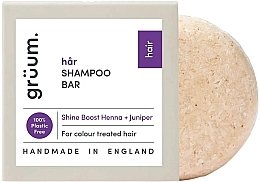 Shampoo für gefärbtes Haar - Gruum Shampoo Bar Shine Boost Henna + Juniper — Bild N1