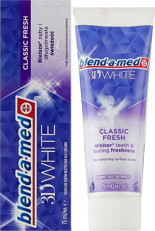 Aufhellende Zahnpasta 3D White - Blend-a-med 3D White Toothpaste — Bild N2