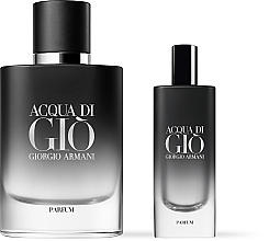 Düfte, Parfümerie und Kosmetik Giorgio Armani Acqua Di Gio Parfum - Duftset (Parfum /75 ml + Parfum /15 ml)