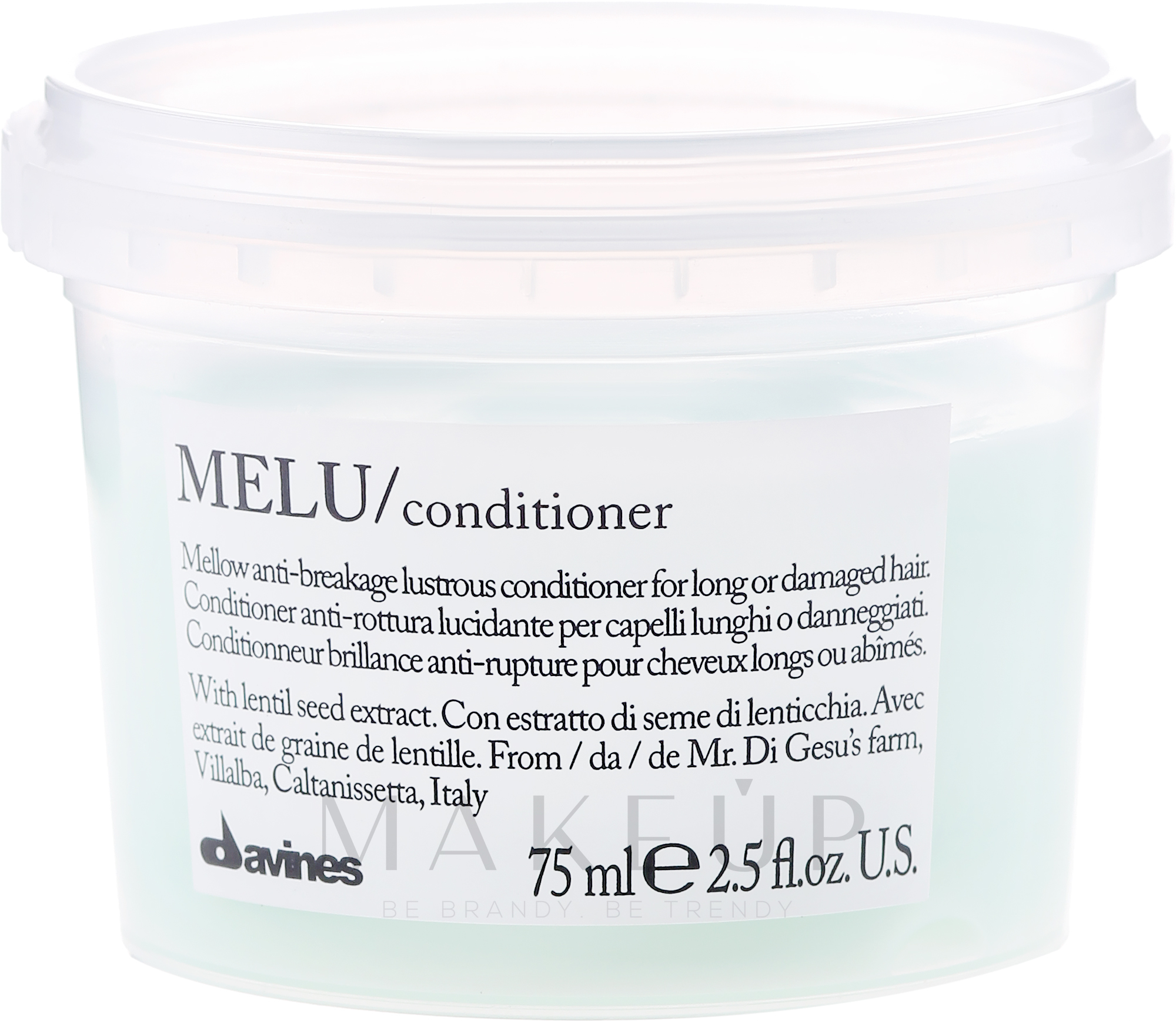 Conditioner für langes und strapaziertes Haar - Davines Melu Conditioner Anti-Rottura Lucidante — Foto 75 ml